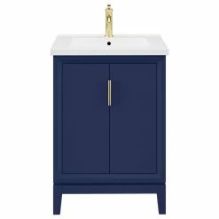 Hot Sale 💯 Water Creation Elise 24 In. Ceramic Sink Top Vanity In Monarch Blue 🔥