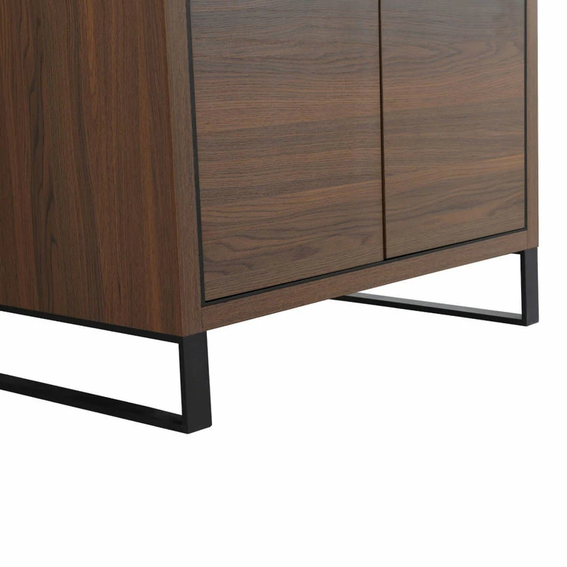 Coupon 🔥 Fine Fixtures Opulence Bath Vanity, White Ceramic Sink, Walnut Ebony, 30", Black Hardware 🤩 - Image 5