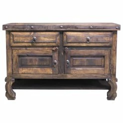 Brand new 🔔 FoxDen Decor Pioneer Reclaimed Farmhouse Vanity, Antique Brown, 48"x22"x36" ✨