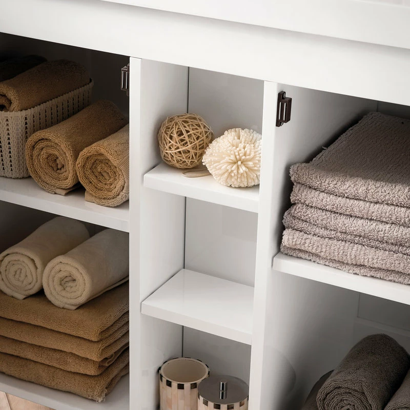 Best Pirce 🎉 James Martin Furniture Alicante' 39.5" Single Vanity, Gloss White, White Gloss Top 🌟 - Image 5