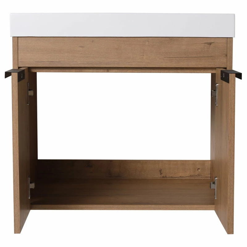 Top 10 ๐ BNK Wall Mounted Bathroom Vanity, Resin Basin, KD Packing, Imitative Oak, 24" โจ - Image 8