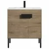New 🛒 Blossom Kitchen & Bath Supply Bari Vanity With Ceramic Sink, Classic Oak, 30" 💯