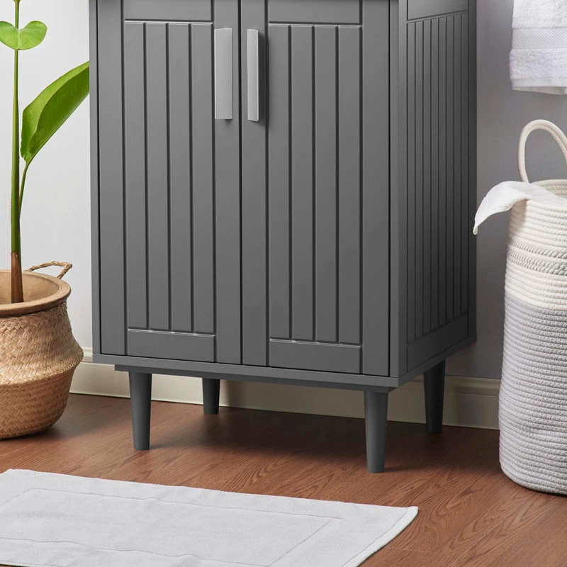 Promo ๐งจ LexMod Augusta 24" Bathroom Vanity Cabinet, Gray ๐ - Image 2