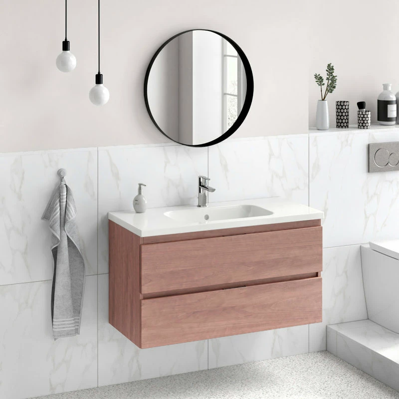 Wholesale ๐ RandalCo Seattle 40" Bathroom Vanity With Ceramic Sink, Autumn ๐ - Image 2