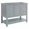 Cheap 🤩 Fresca Manchester 42" Gray Traditional Bathroom Cabinet 🤩