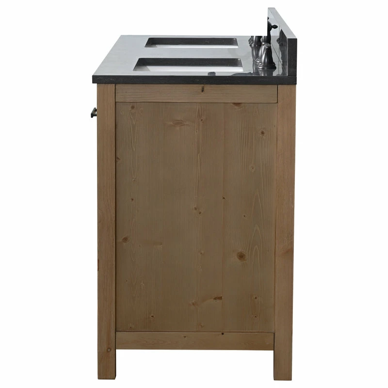 Best Pirce ๐คฉ Sudio Design Jasper 60" Double Bathroom Vanity, Textured Natural, Blue Limestone ๐ - Image 5