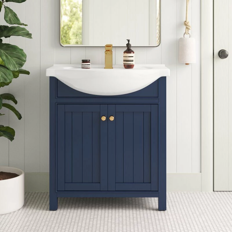 Buy โจ Design Element Group Design Element Marian 30" Single Sink Vanity In Blue ๐ - Image 3