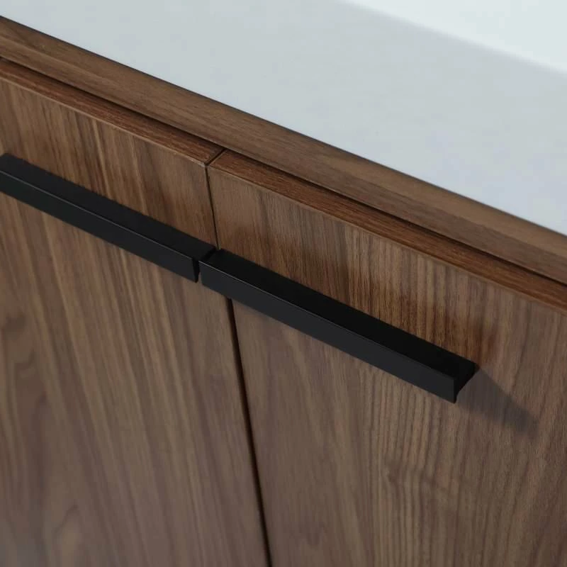 New 👏 Elegant Furniture & Lighting 19" Farmhouse Walnut Brown-Light Bathroom Vanity ⌛ - Image 13