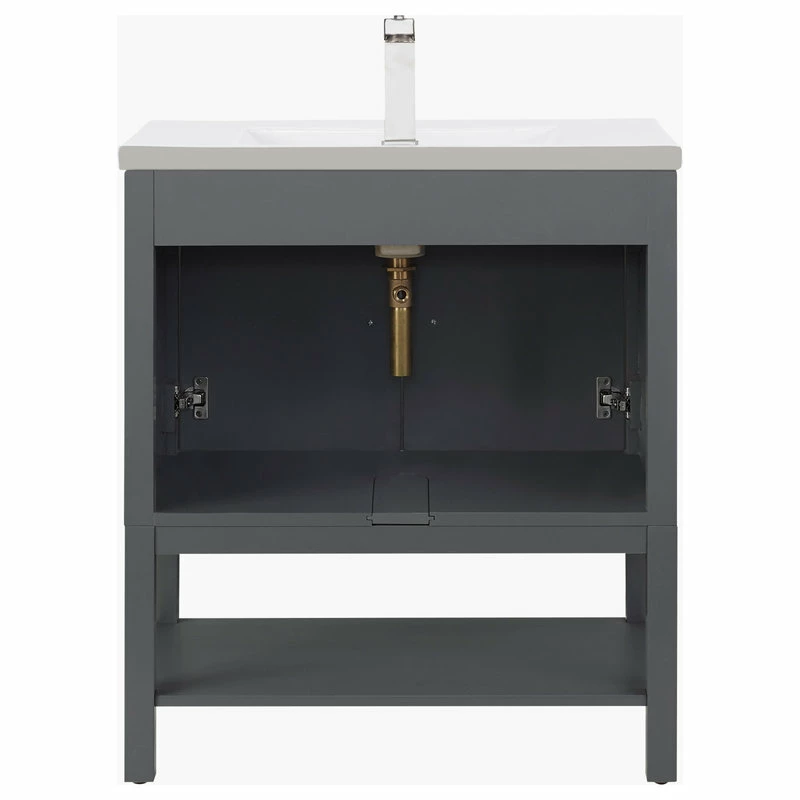 Outlet 🥰 Sudio Design Taylor 30" Bathroom Vanity, Dark Gray ⭐ - Image 8