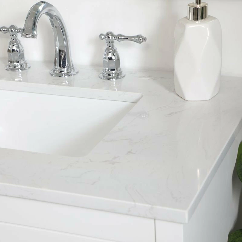 Budget 😍 Elegant Furniture & Lighting Maisie 30" Single Bathroom Vanity, White 🎁 - Image 5