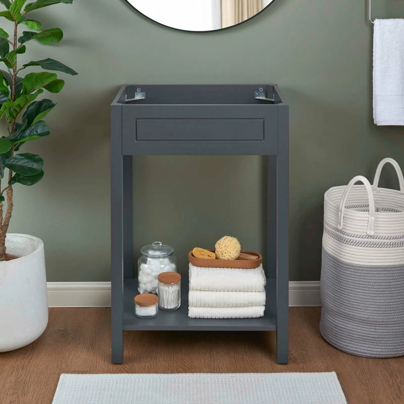 Outlet ❤️ LexMod Altura 24" Bathroom Vanity Cabinet, Gray 👏 - Image 2