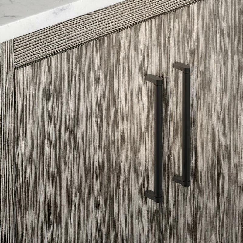 Cheapest 🧨 Water Creation Hugo Bathroom Vanity, Grey Oak, 72", Vanity Only 🧨 - Image 5