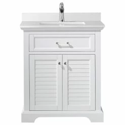 Top 10 ❤️ Vinnova Lorna White Bathroom Vanity Set, 30 Inch, Without Mirror 🤩