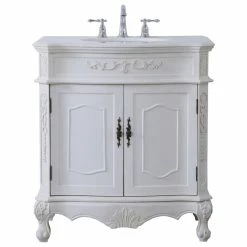 Outlet ❤️ Elegant Furniture & Lighting 32" Single Bathroom Vanity Set 🔥