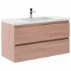 Wholesale 👍 RandalCo Seattle 40" Bathroom Vanity With Ceramic Sink, Autumn 😍