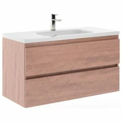 Wholesale 👍 RandalCo Seattle 40" Bathroom Vanity With Ceramic Sink, Autumn 😍
