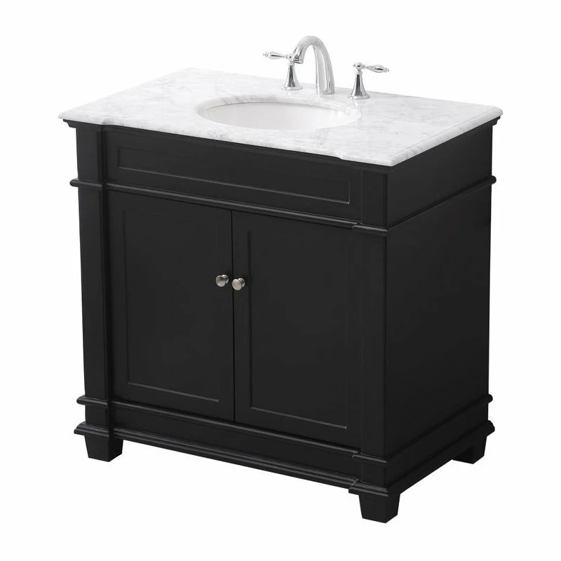 Best reviews of ๐งจ Elegant Furniture & Lighting 21.5" Transitional Black-Light Bathroom Vanity ๐ - Image 9