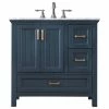 Hot Sale 💯 Altair Isla Single Bathroom Vanity Set, Classic Blue, 36", Without Mirror 🛒