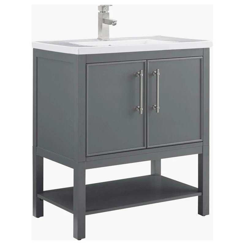 Outlet 🥰 Sudio Design Taylor 30" Bathroom Vanity, Dark Gray ⭐ - Image 3
