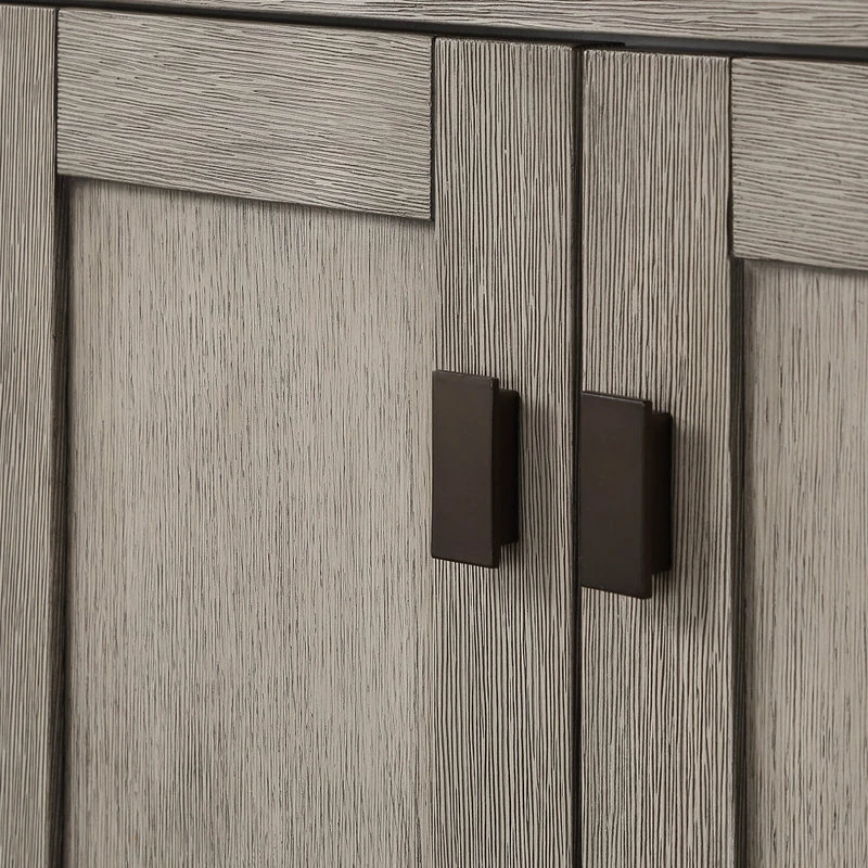 Deals โ๏ธ Water Creation Chestnut 48" Bath Vanity, Grey Oak, Mirror, Oil-Rubbed Bronze Hardware ๐ - Image 5