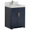 Brand new ❤️ Tile Generation 24" Vanity Wood Body And Quartz White, Marine Blue 👏