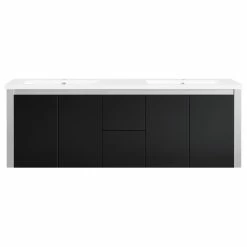 Brand new 🌟 Ove Decors Lelio III 60" Double Sink Vanity, Black Brushed Nickel 🥰