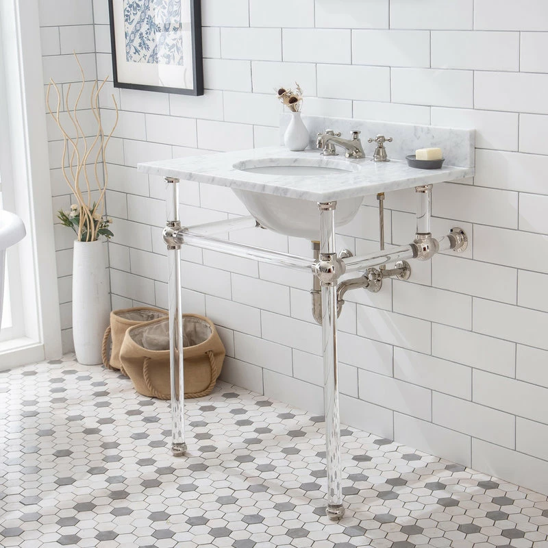 Flash Sale 🔥 Water Creation Empire 30" Wash Stand And P-Trap, Yellow 😉 - Image 4