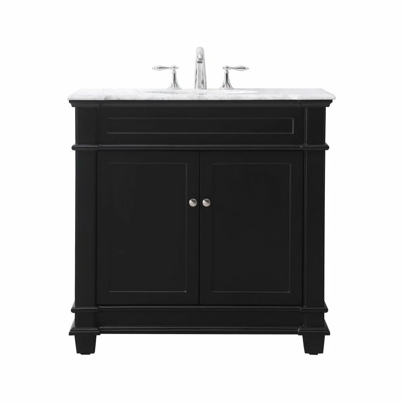 Best reviews of ๐งจ Elegant Furniture & Lighting 21.5" Transitional Black-Light Bathroom Vanity ๐