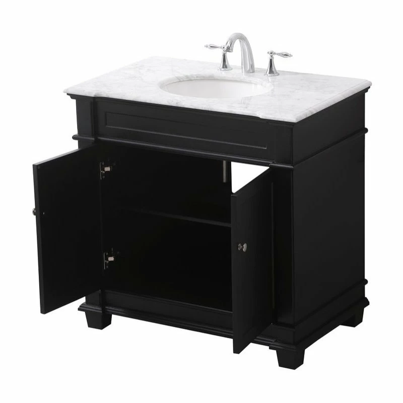 Best reviews of ๐งจ Elegant Furniture & Lighting 21.5" Transitional Black-Light Bathroom Vanity ๐ - Image 10