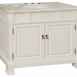 Cheapest 🔥 Bellaterra Home 42" Single Sink Wood Vanity, White 😍
