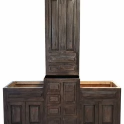 Coupon 🌟 Wiley Rustic Reclaimed Wood Bathroom Vanity, 80 X 20 X 32, With Tower 🧨